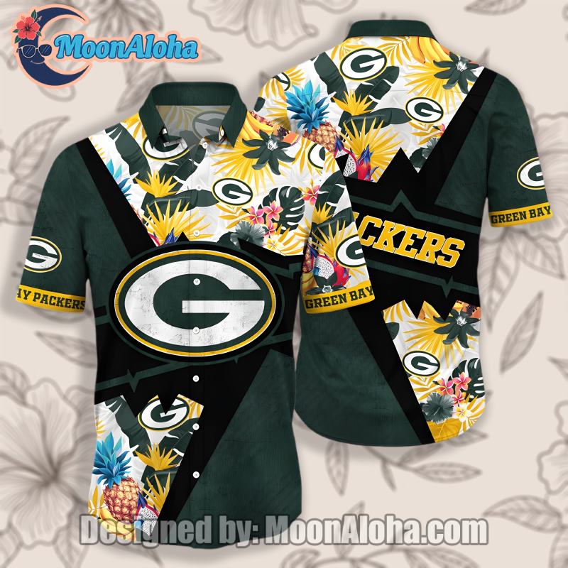 Green Bay Packers Summer Costume Flowers Classic Hawaiian Shirt