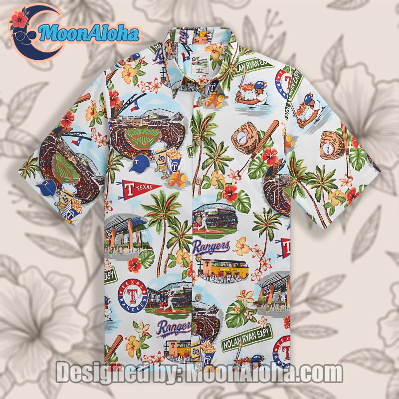 Texas Rangers Summer Hawaiian Shirt