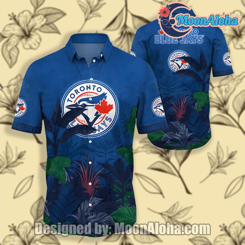 Toronto Blue Jays Banana Tree Blue Hawaiian Theme Shirt