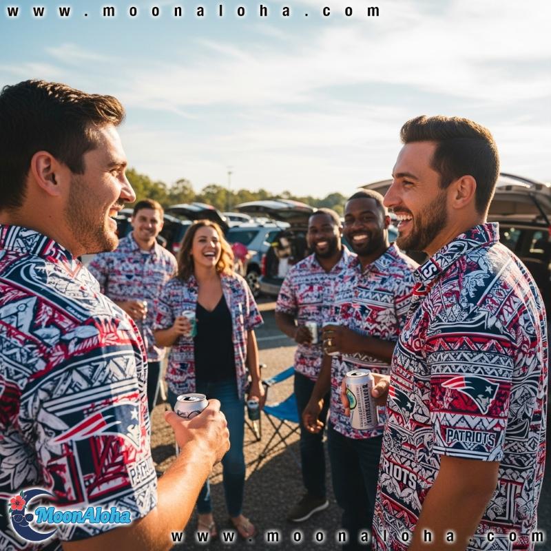 Behind the Design How MoonAloha’s New England Patriots Hawaiian Shirt Came to Life