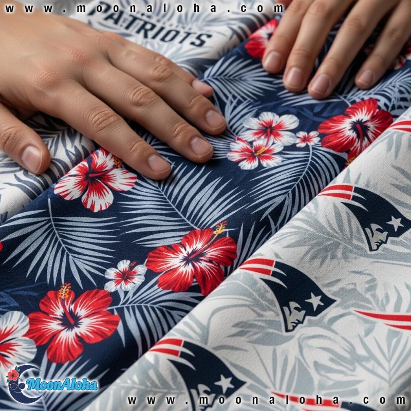 New England Patriots Hawaiian Shirt Fabric and Material Selection New England Patriots Hawaiian Shirt Fabric and Material Selection