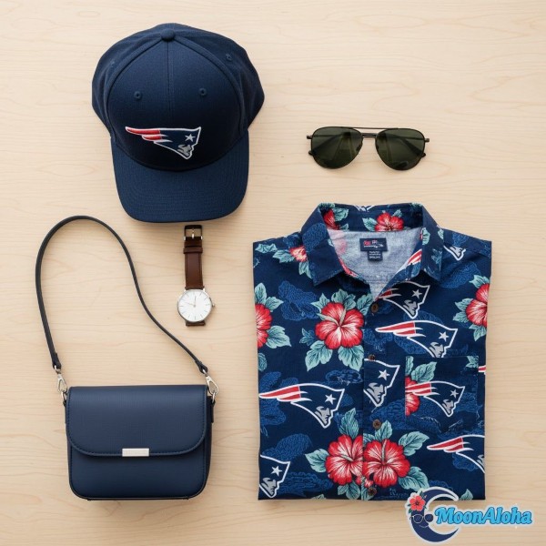 Patriots Game Day Accessories For Hawaiian Shirt