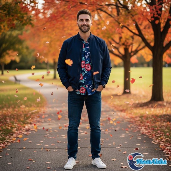 Patriots Hawaiian Shirt Layering For Cold Weather
