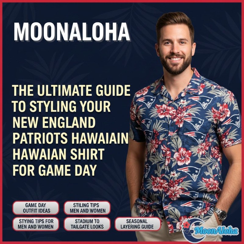 The Ultimate Guide to Styling Your New England Patriots Hawaiian Shirt for Game Day 3 The Ultimate Guide to Styling Your New England Patriots Hawaiian Shirt for Game Day
