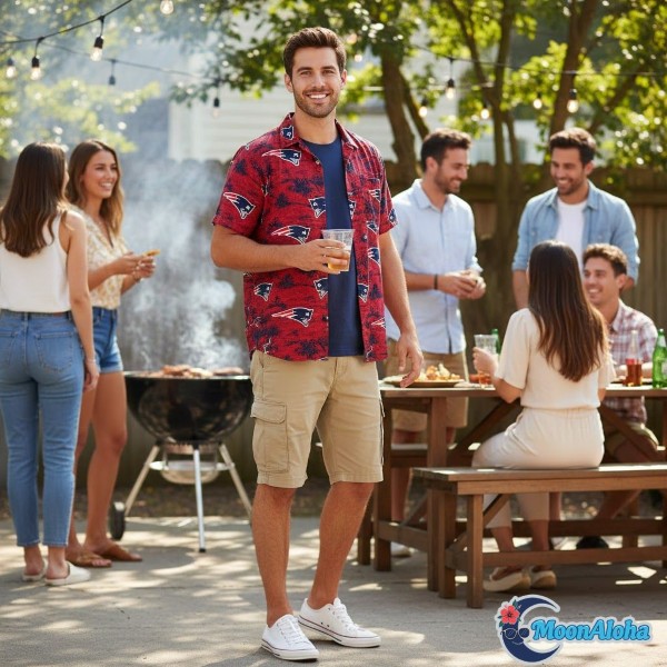 Active Casual Patriots Hawaiian Shirt Styling