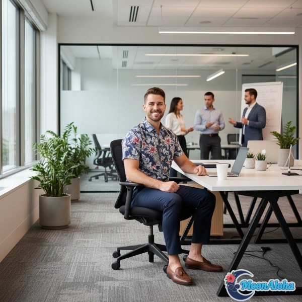 Business Casual Friday Patriots Hawaiian Shirt Professional Office Outfit Business Casual Friday Patriots Hawaiian Shirt Professional Office Outfit