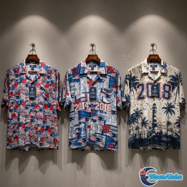 Limited Edition Patriots Hawaiian Shirt Collectors Items