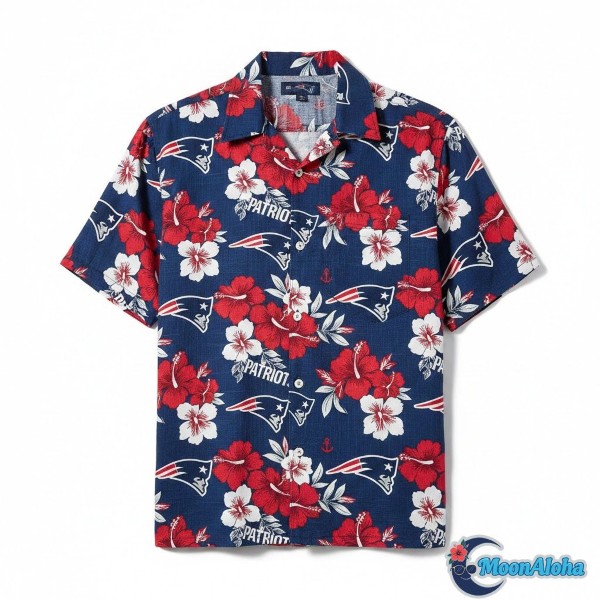 New England Patriots Hawaiian Shirt Casual Style