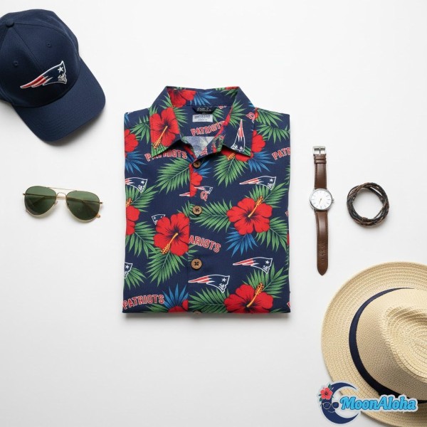 Patriots Hawaiian Shirt Accessories Hat Sunglasses Watch Patriots Hawaiian Shirt Accessories Hat Sunglasses Watch