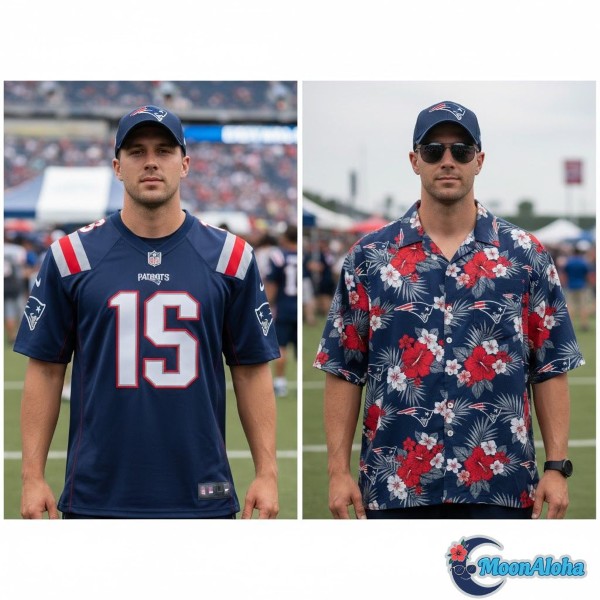 Patriots Hawaiian Shirt Vs Traditional Jersey Comparison Patriots Hawaiian Shirt Vs Traditional Jersey Comparison