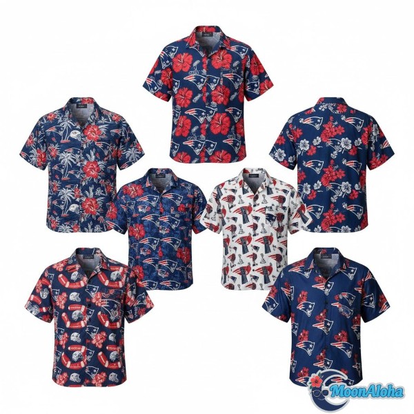 Patriots Hawaiian Shirts Different Styles Collection Patriots Hawaiian Shirts Different Styles Collection