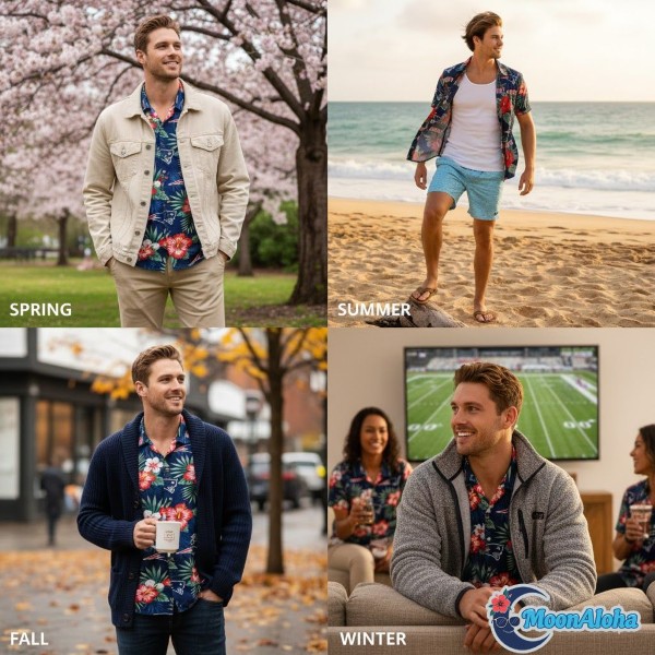 Patriots Hawaiian Shirts Year Round Versatile Styling